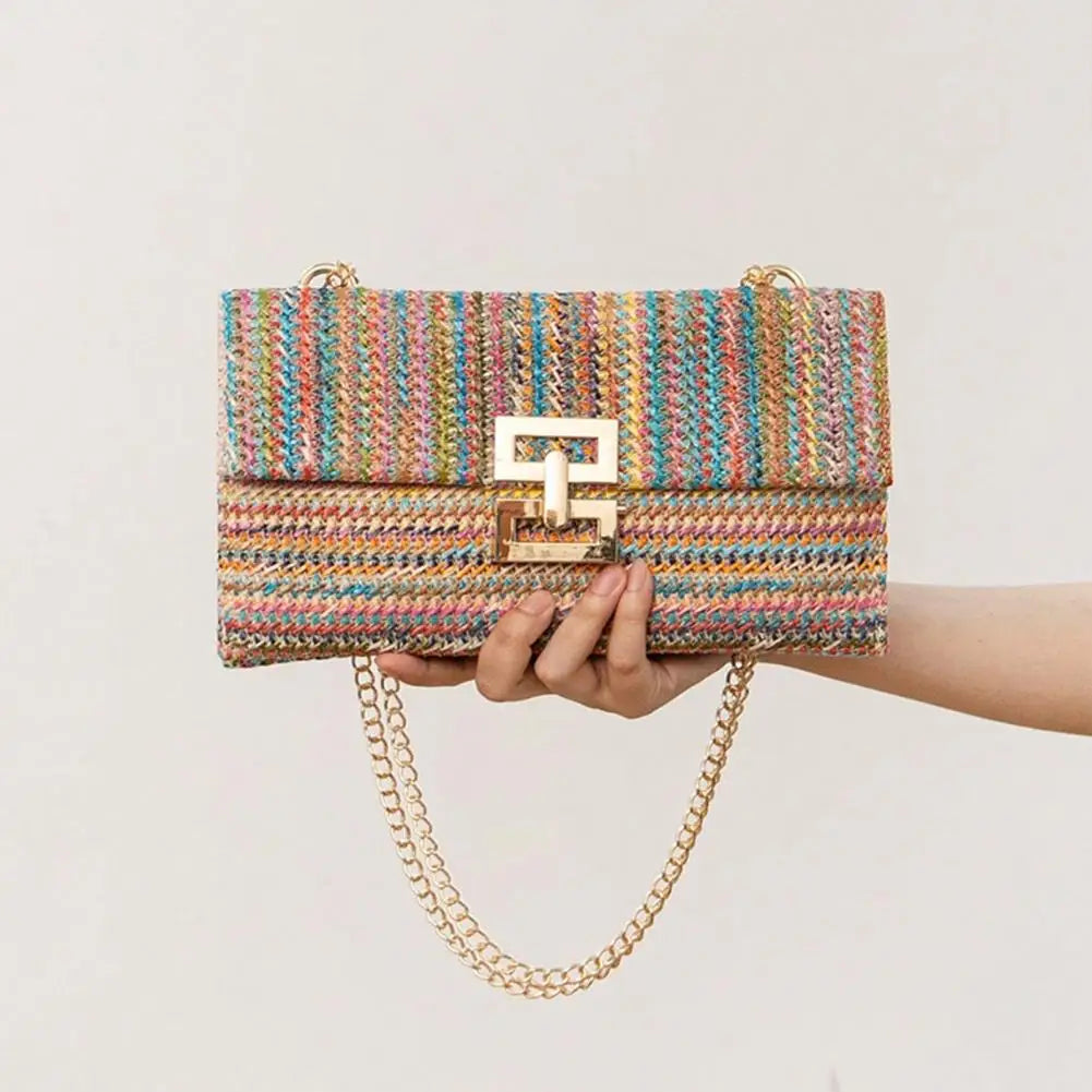 Straw Woven Clutch Handbags For Women