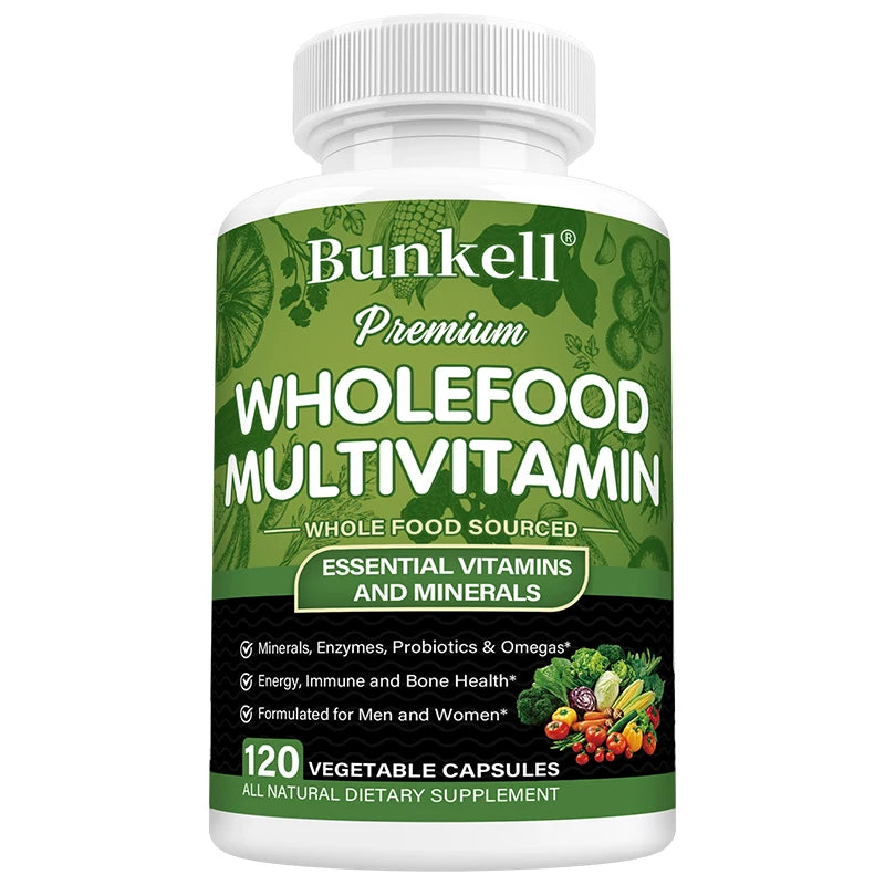 Multivitamin Supplement - with Minerals, Enzymes, Probiotics and Omegas