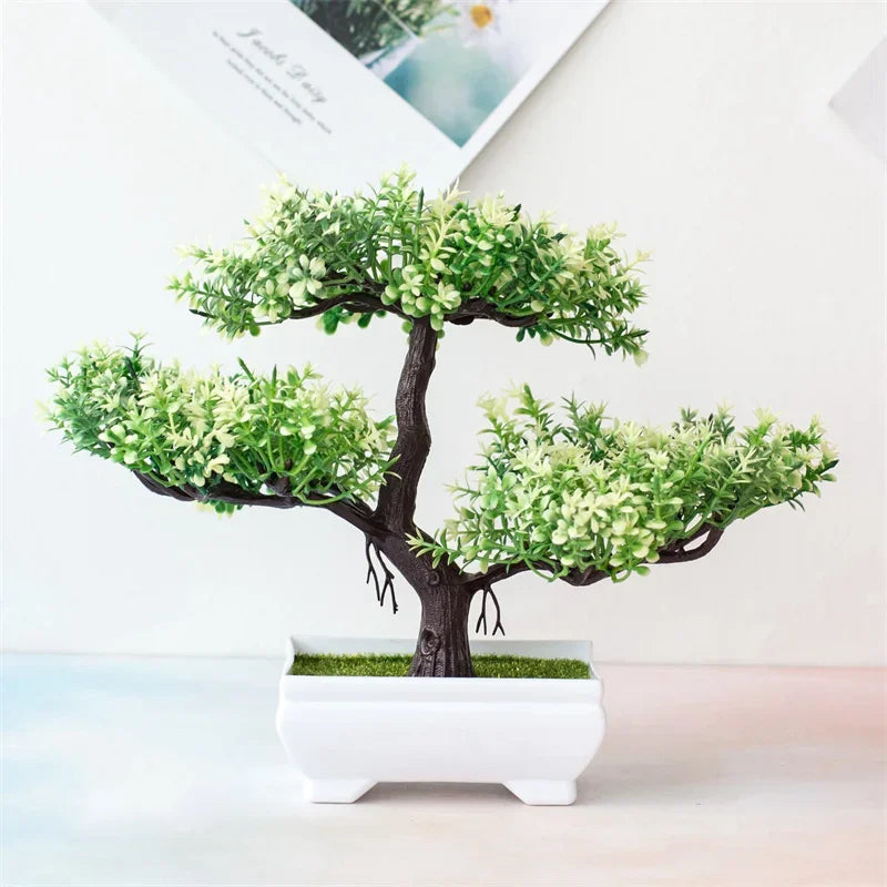 Bonsai Artificial Tree Potted Flower Decoration