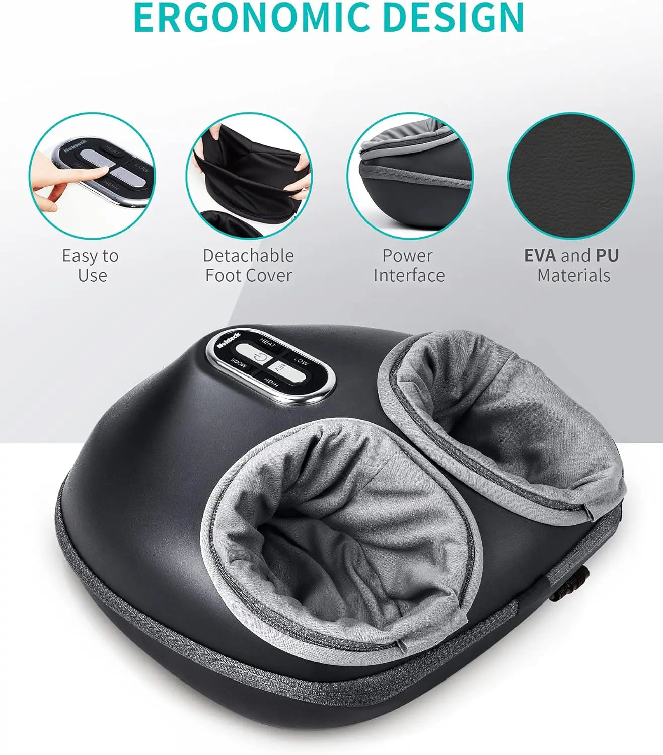 Foot Massager Machine with Soothing Heat