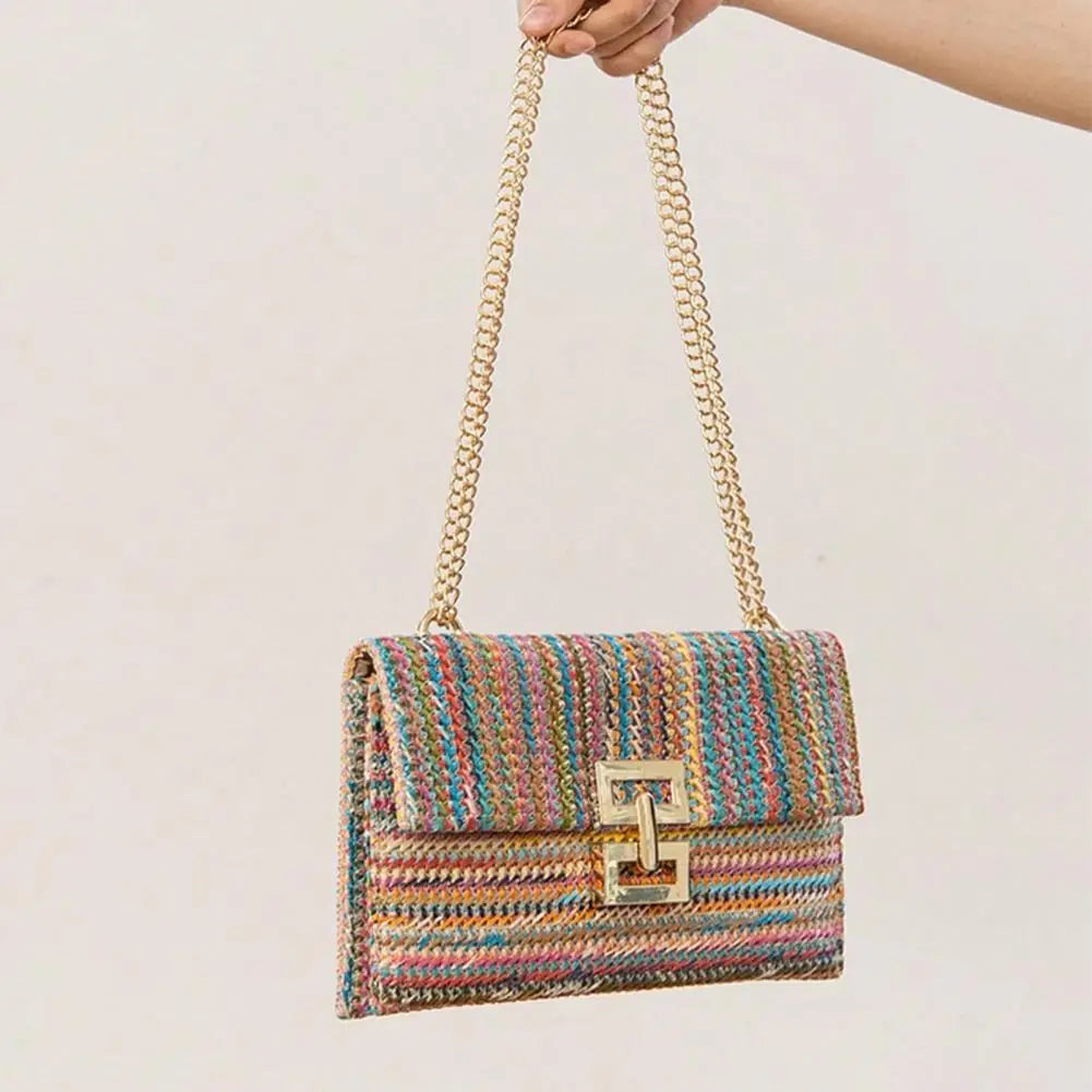 Straw Woven Clutch Handbags For Women