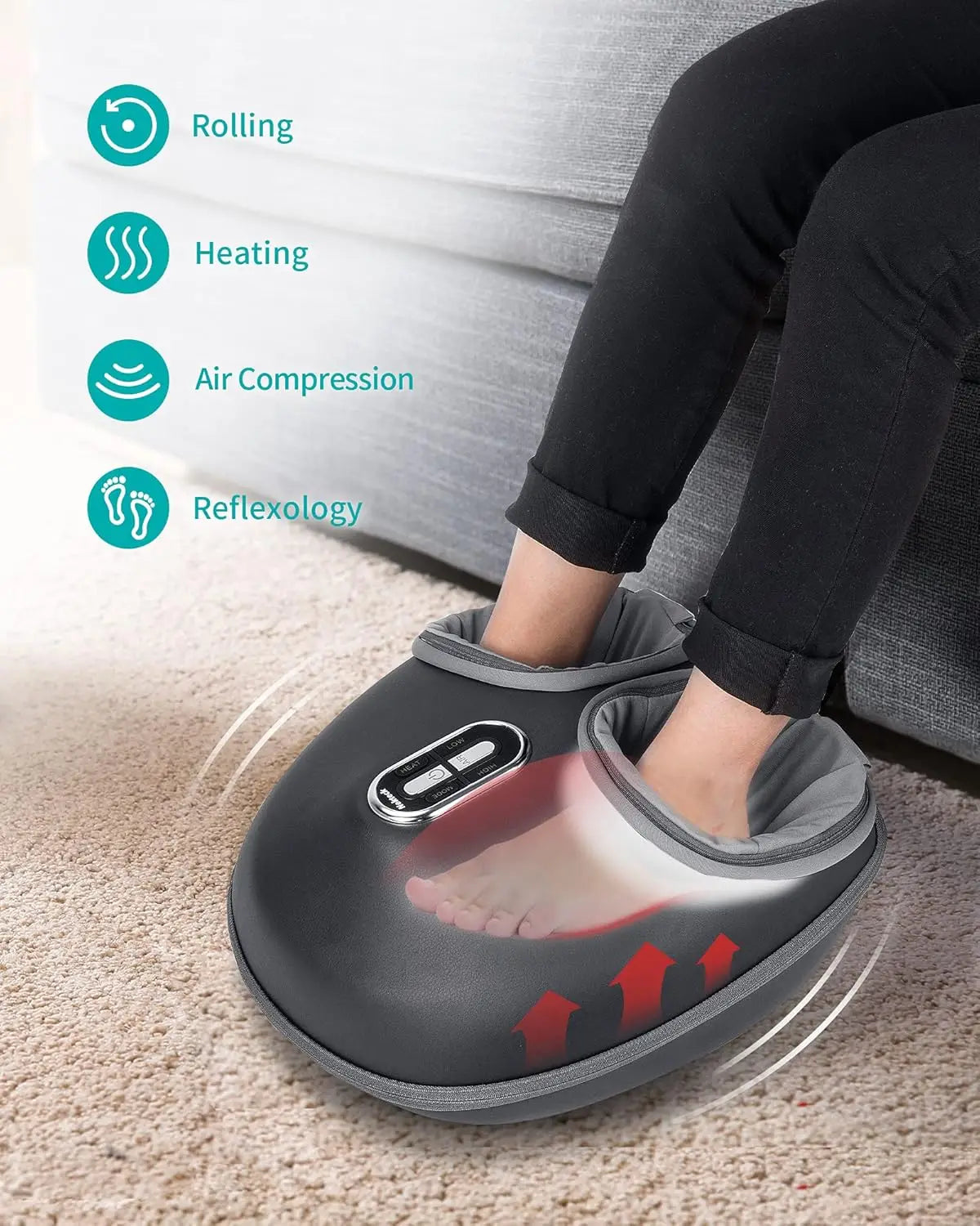 Foot Massager Machine with Soothing Heat