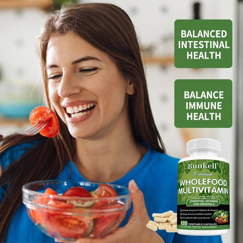 Multivitamin Supplement - with Minerals, Enzymes, Probiotics and Omegas