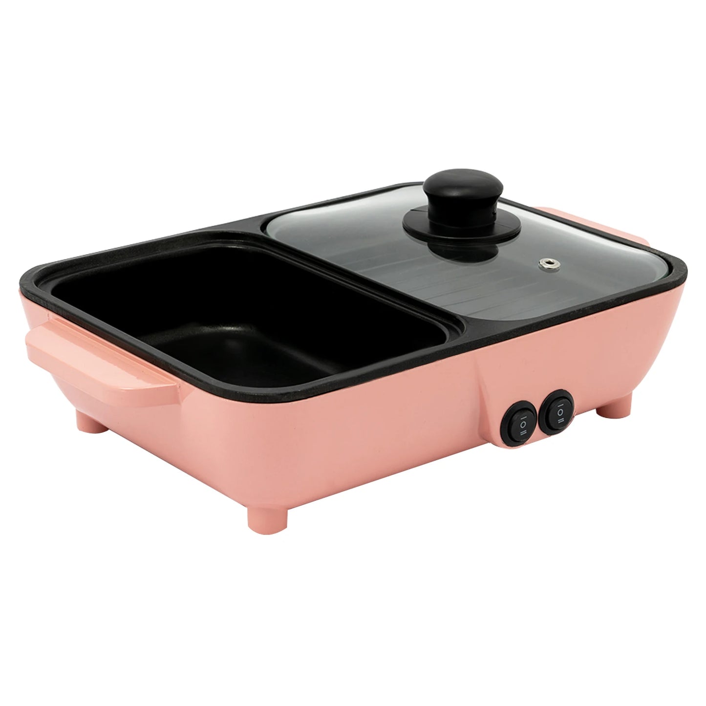 Electric Hot Pot With Grill,