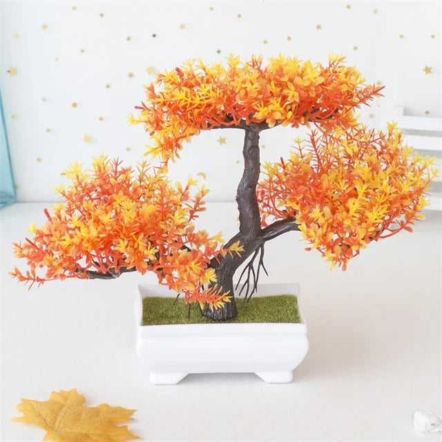 Bonsai Artificial Tree Potted Flower Decoration