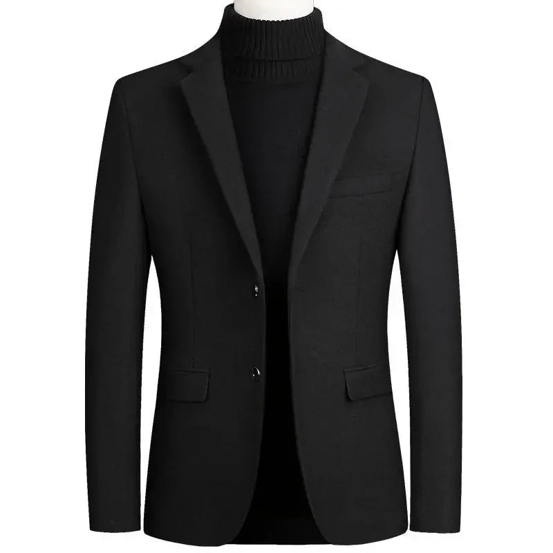 Business Casual Wool Blazer Men 2024 Autumn and Winter