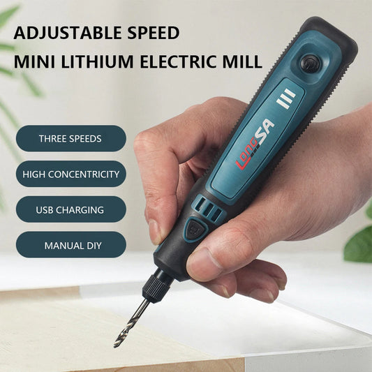 Electric Drill Grinder Engraver Pen USB Cordless Rotary kit