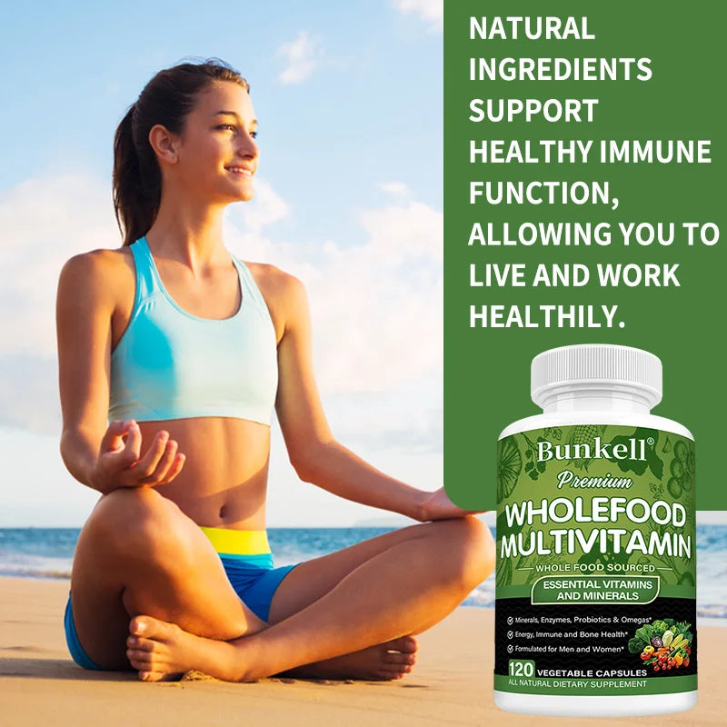 Multivitamin Supplement - with Minerals, Enzymes, Probiotics and Omegas