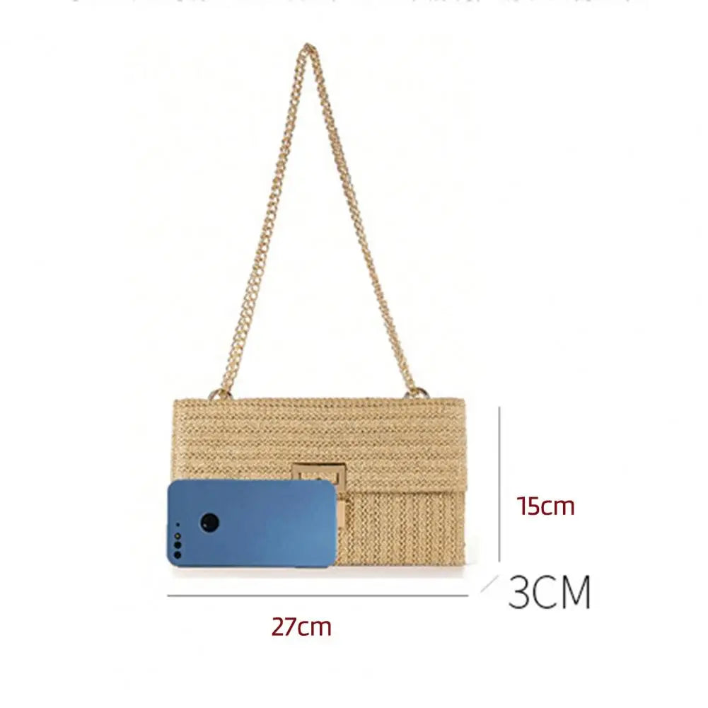 Straw Woven Clutch Handbags For Women