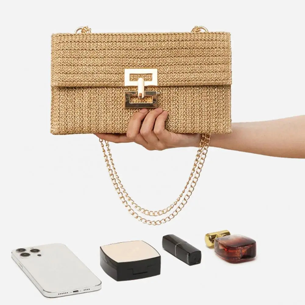 Straw Woven Clutch Handbags For Women